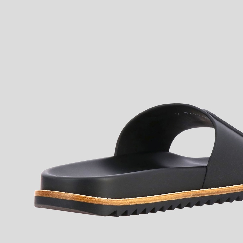 ❌SOLD❌ Fendi sandals with tone on tone layered writing Color: Black | Size: 8 - Picture 2 of 5